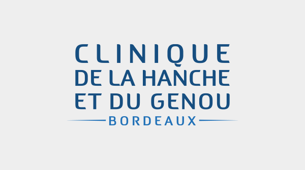 Logo entreprise clinique hanche et genou bordeaux