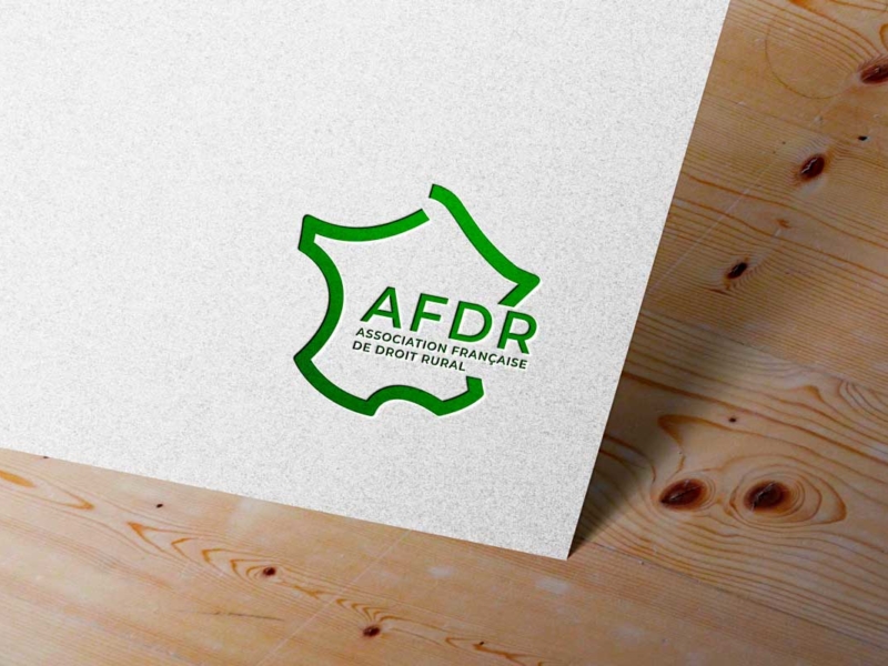 mock up logo AFDR